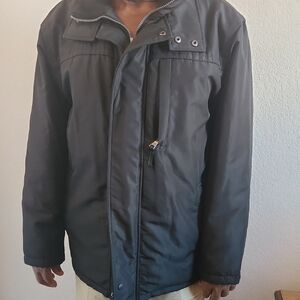 Weatherproof Men's Black Performance Jacket with Zip Chest Pocket